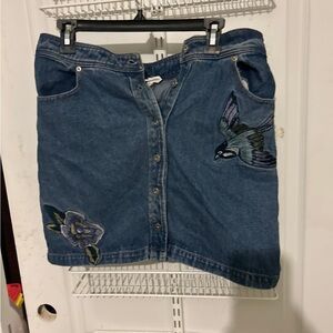 Honey punch Denim Skirt L